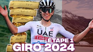 GIRO DITALIA 2024  ÉTAPE 1  Venaria Reale › Turin [upl. by Renba297]