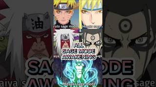 ALL quotSAGE MODE AWAKENINGquot 🔥🔥 narutostormconnections [upl. by Ihtraa]