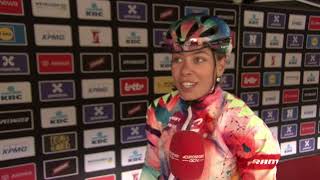 Shari Bossuyt  Interview at the start  GentWevelgem 2023 [upl. by Petrine]