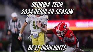 Georgia Tech  2024 Regular Season Highlights  All TDs amp Best Plays [upl. by Ekard267]