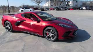 Red Mist 2021 Corvette in the Sun [upl. by Rosalee558]