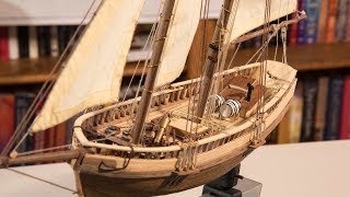 Virginia 1819 model boat [upl. by Aititil919]