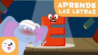 Aprende la letra quotEquot con Ernesto el Elefante  El abecedario [upl. by Nithsa]