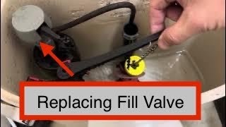 Kohler Silent Fill Valve Kit Installation GP1138930 Fixing a running toilet with bad float valve [upl. by Chiles]