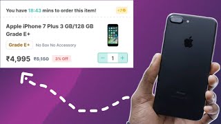 i phone 7 plus 3gb 128gb grade  E from cashify super sale iphone7plus unboxingarmy [upl. by Tilney10]