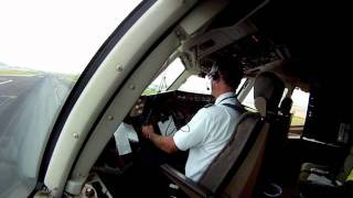 GoPro view Boeing 767 Take Off from cockpit [upl. by Waring]