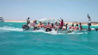 Going at Giftun Island by boat  Hurghada  2010 [upl. by Eecyal]