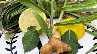 Make Ginger Tea with Ingredients from your own Homegrown Food Forest [upl. by Levi301]