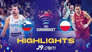 Slovenia 🇸🇮  Poland 🇵🇱  QuarterFinal  Game Highlights  FIBA EuroBasket 2022 [upl. by Ona]