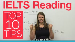 IELTS Reading Top 10 Tips [upl. by Noswad]