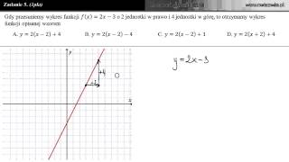 Zadanie 5  matura próbna 4 styczeń 2013 [upl. by Ycrem287]