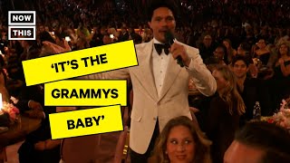 Trevor Noahs Opening Monologue for 2024 Grammys Hits All the Right Notes [upl. by Anirav]