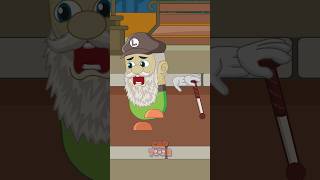 Running Competition  George Pig VS Grandpa Luigi funnycartoon memeanimation mario georgepig [upl. by Haleeuqa]