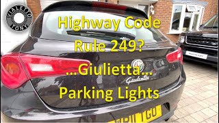 Alfa Romeo Giulietta Parking Lights [upl. by Mignonne757]