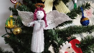 DIY ANGEL diy angel homedecor christmas artwork art homedecoration cardboard cardboardcraft [upl. by Cadell]