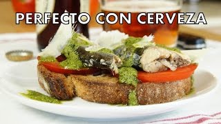 5 RECETAS SANAS CON PESTO DE ALBAHACA Y PERFECTO BOCADIOLLO PARA CERVEZA [upl. by Emerej298]