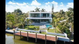 7333 Belle Meade Boulevard Miami FL 33138  New Modern Waterfront Home listed by Caroline Bertrand [upl. by Arleta]