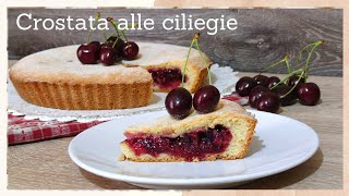 Crostata alle ciliegie con farcia stragolosa una bontà per gli occhi e soprattutto per il palato🍒🍒🍒🥰 [upl. by Anitselec]