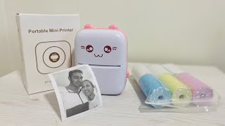 Unboxing  Portable Bluetooth Mini Thermal Printer [upl. by Drusie45]