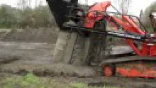 InterDrain 6050HT Dewatering Trencher  Scheepers BV NL [upl. by Yelik]