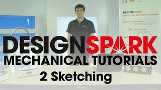 DesignSpark Mechanical Training  2 Sketching [upl. by Dragoon]