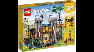 LEGO Instructions  Creator 3in1  31120  Medieval Castle  All 3 books [upl. by Uhayile]