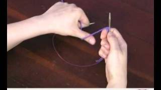 Casting On  Loop Method Step by Step Tutorial [upl. by Broeker]