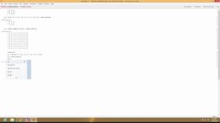 Basic Matrix Operations in Mathematica 10 [upl. by Aikin]