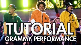 Bruno Mars and Cardi B  Finesse LIVE From The 60th GRAMMYS DANCE TUTORIAL  MihranTV [upl. by Eatnuahc812]