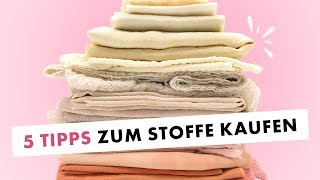 5 Tipps zum Stoffe kaufen  Einblick ins Makerist Lager [upl. by Holden]