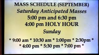 The Chapel of the Sacred Heart of Jesus  Holy Mass  400 PM  August 11 2024 [upl. by Peace]