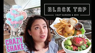 Black Tap Craft Burgers amp Beer Singapore  MustTry Food [upl. by Haeli880]