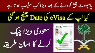 Saudi Visa Stamping Status Online Check  How To Check Visa Stamping status By Passport Number 2024 [upl. by Nigle461]