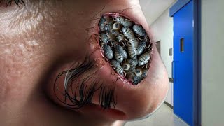 ASMR Animation Dont Lose Hopes  ASMR Deep Cleaning Naak Treatment  ASMR Bulk Larva [upl. by Miarhpe877]