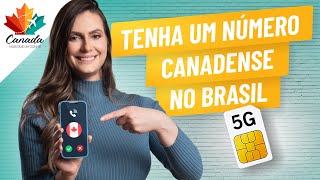 CONSIGA UM NÚMERO DE TELEFONE CANADENSE AINDA DO BRASIL  Dicas e Passo a Passo [upl. by Amathist]