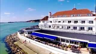 Sandbanks Haven Hotel Aerial Video [upl. by Ecinom]