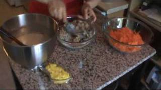 Carrot Cake with English subtitlesكيكة الجزر بكريما الجبن [upl. by Terraj]