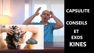 CAPSULITE EPAULE Conseils et Exercices KINE [upl. by Rudolf]