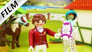 Playmobil Film deutsch  EMMAS 1 REITSTUNDE  Familie Vogel auf dem Pferde Reiterhof  Kinderfilm [upl. by Llemar]