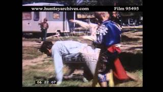 Caravanning in Spain Archive film 95495 [upl. by Ruy]