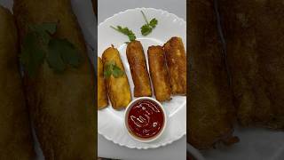 Potato Bread Roll  Aloo Bread 🤤😍shorts recipe potato bread [upl. by Gader946]