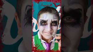 🎃 Superstar Face and Body Paint Joker Halloween Tutorial 🎃 [upl. by Aliuqa758]