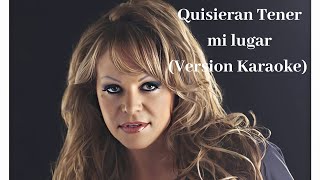 Quisieran Tener mi lugar Versión karaoke Sin la voz de jenni [upl. by Vevine586]