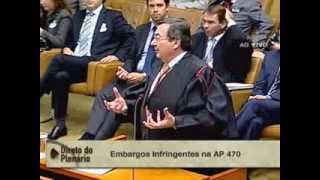 Pleno  STF inicia julgamento de embargos infringentes na AP 470 [upl. by Royall]