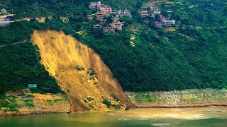 Biggest Rockfalls amp Landslides EVER Caught on Camera [upl. by Aennil]