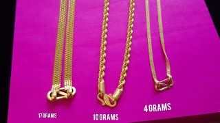 Gold chain design weight with price with length ultimate gold chain design [upl. by Arol]