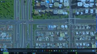 Cities Skylines Busy Intersection [upl. by Moreen]