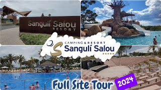 Sanguli Salou Camping amp Resort full walking through tour  May 2024  ALL poolsvenues and more [upl. by Nerej]