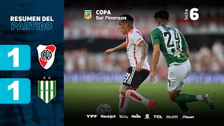 RIVER 1  1 BANFIELD I Resumen del partido I CopaSurFinanzas 2024 [upl. by Bonnee]