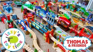 Thomas and Friends  Thomas Train HUGE INVENTORY with KidKraft Brio Imaginarium  Toy Trains 4 Kids [upl. by Nats]